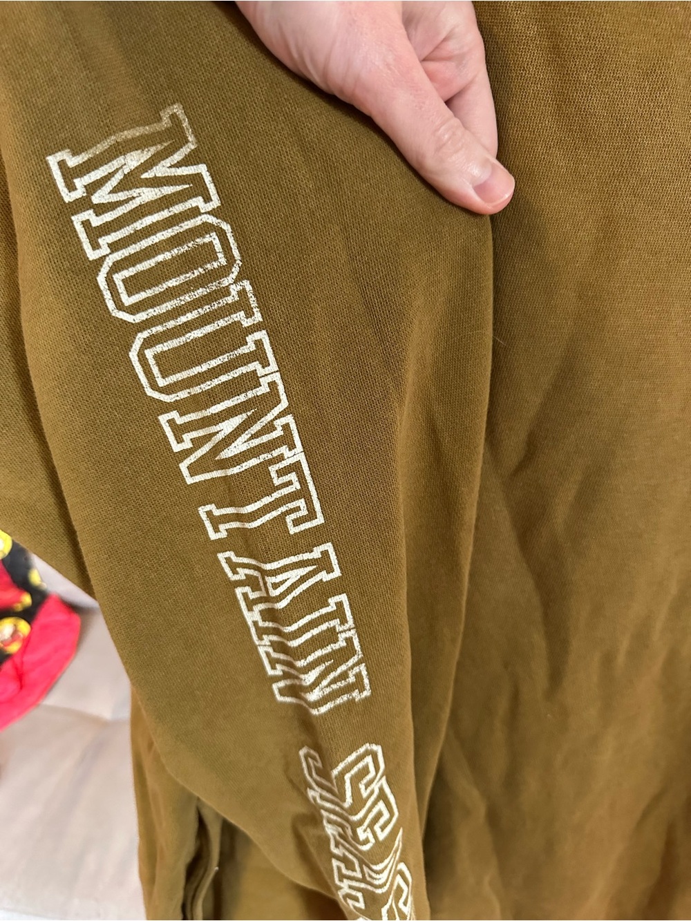 aerie Mountain Season Mock Neck Sweatshirt with White Mountain Graphic - Picture 3 of 6